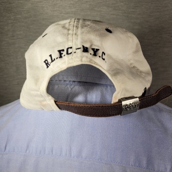 Rare Ralph Lauren Rugby Embroidered Emblem Baseball Cap - Picture 3 of 6